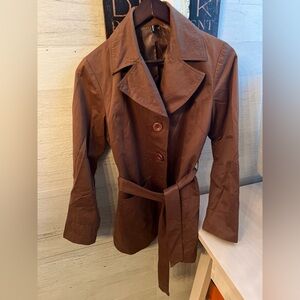 Ambition Brown Women's Trench Coat